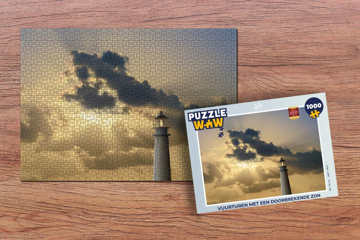 PuzzleWow Vuurturen Legpuzzel 1000 Stuks - Multicolor