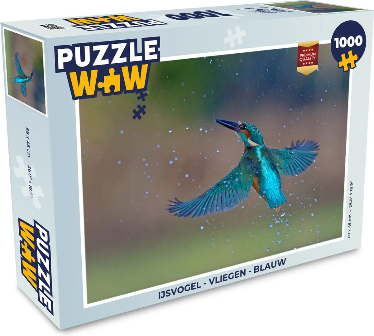 PuzzleWow IJsvogel Legpuzzel 1000 Stuks