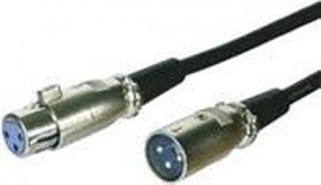 Goobay XLR-kabel XLRMF2 - 2m - 3-pins - Zwart - afbeelding 6 van 6