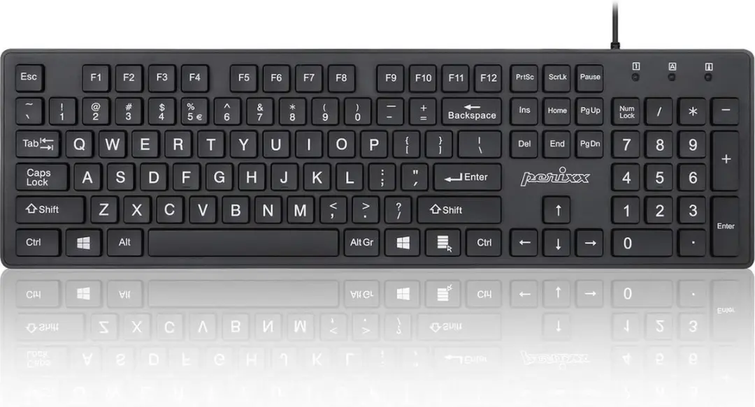 Perixx Periboard 117 Toetsenbord met grote letters