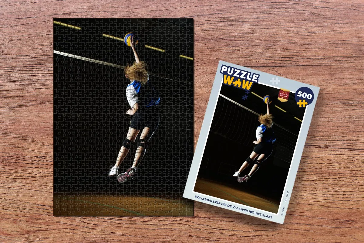 PuzzleWow Volleybalster Legpuzzel 500 Stuks