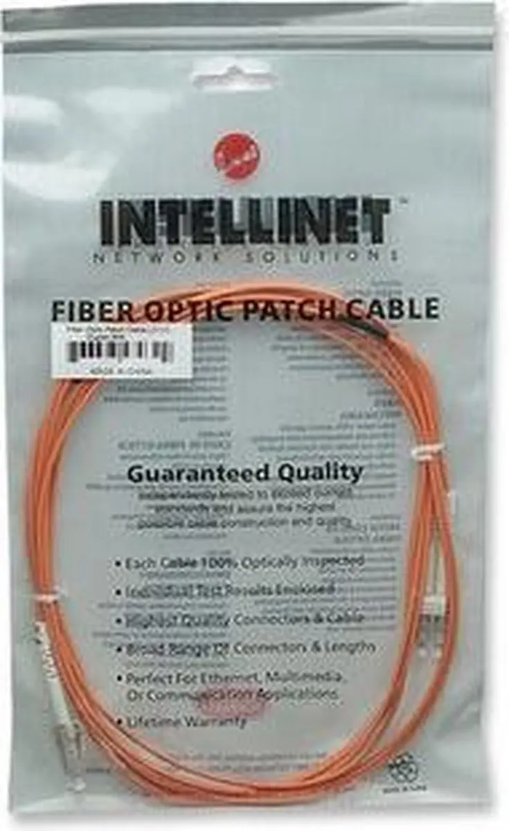 EFB Elektronik O0310.5 LC/LC Glasvezelkabel 5m - Oranje - afbeelding 4 van 6