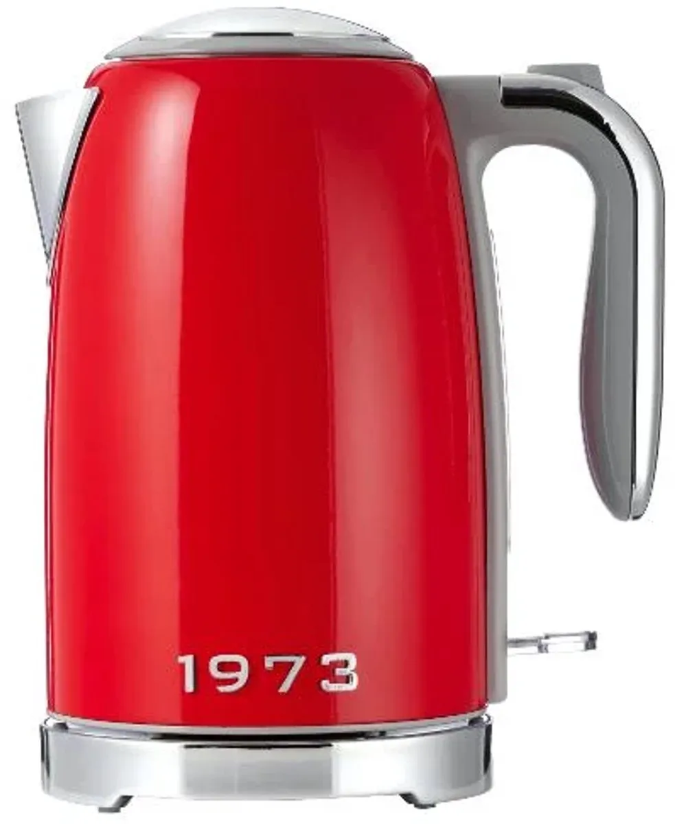 SILVERCREST® Waterkoker 1,7 L - Vermogen: 2600/3100 W - Automatische veiligheidsafschakeling en droogkookbeveiliging - 360° draaibare basis - Waterniveau indicator en uitneembaar kalkfilter - Aan/uit schakelaar met LED indicatielampje - Rood