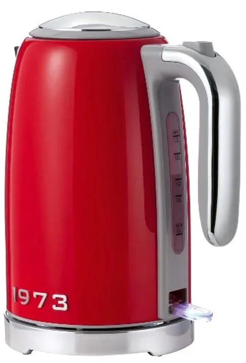 SILVERCREST® Waterkoker 1,7 L - Vermogen: 2600/3100 W - Automatische veiligheidsafschakeling en droogkookbeveiliging - 360° draaibare basis - Waterniveau indicator en uitneembaar kalkfilter - Aan/uit schakelaar met LED indicatielampje - Rood