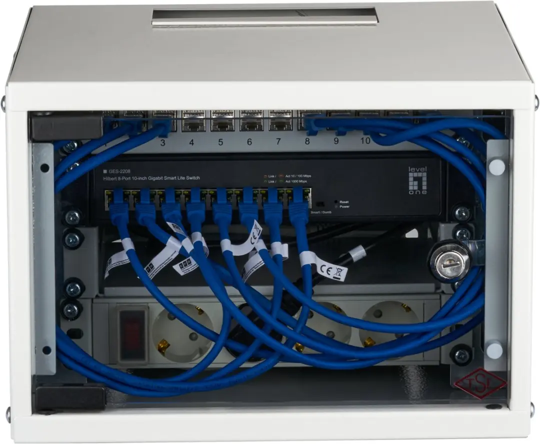 EFB Elektronik WGB-1004GR.30-SET1 Wandrek 4U - Grijs - afbeelding 5 van 6