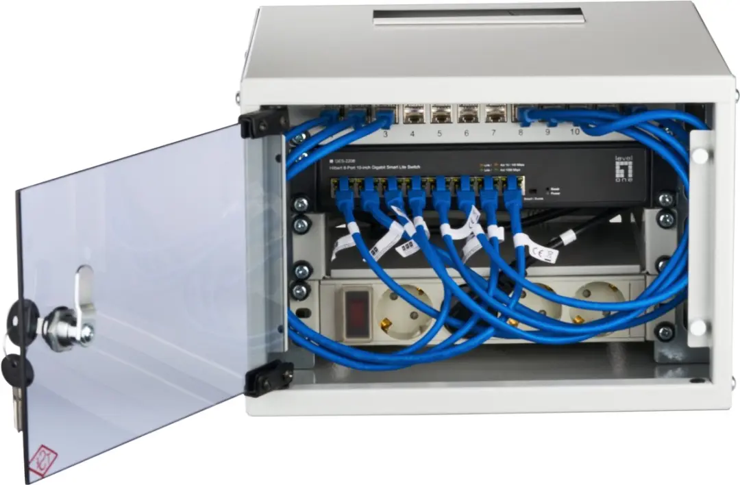 EFB Elektronik WGB-1004GR.30-SET1 Wandrek 4U - Grijs - afbeelding 3 van 6