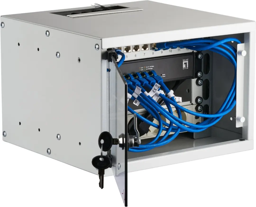 EFB Elektronik WGB-1004GR.30-SET1 Wandrek 4U - Grijs - afbeelding 6 van 6