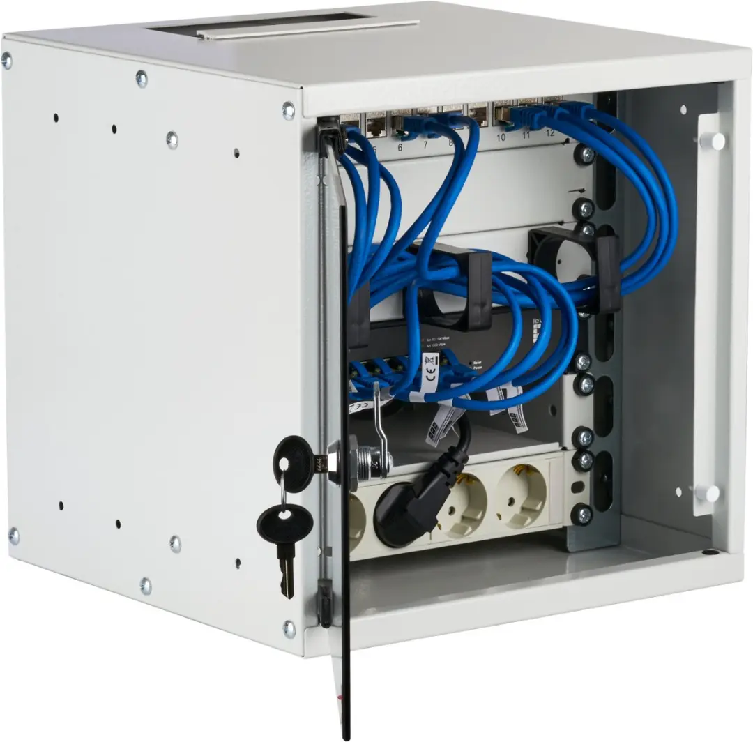 EFB Elektronik WGB-1006GR.30-SET1 Wandrek 6U - Grijs - afbeelding 6 van 6