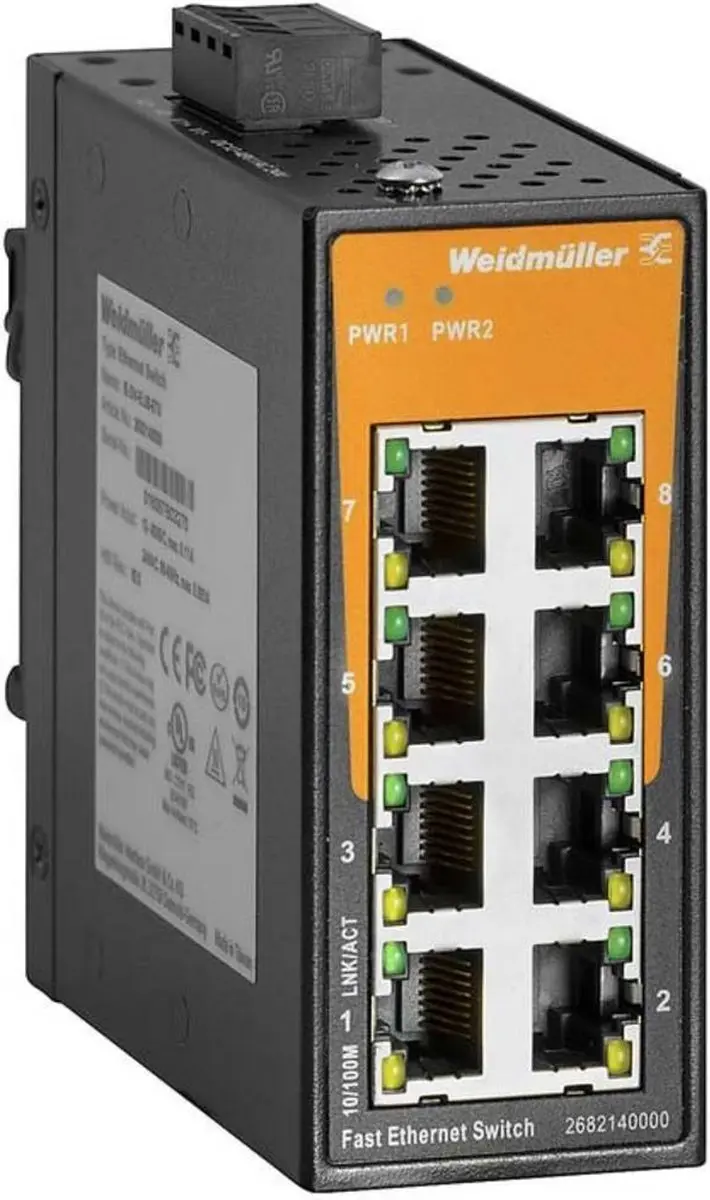 Weidmüller IE-SW-EL08-8TX Industrial Ethernet Switch