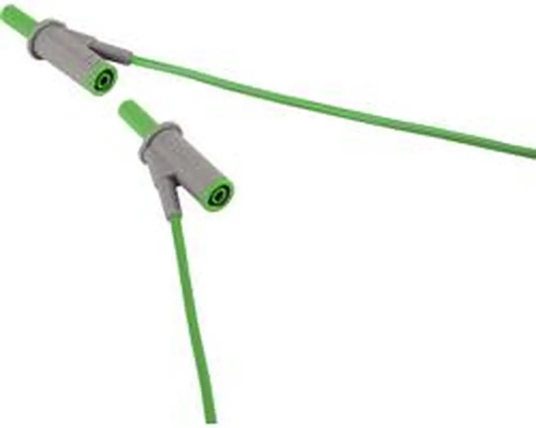 Voltcraft MSB-501 Veiligheidsmeetsnoer Banaanstekker 4 mm - 0.50 m - Groen - afbeelding 4 van 5
