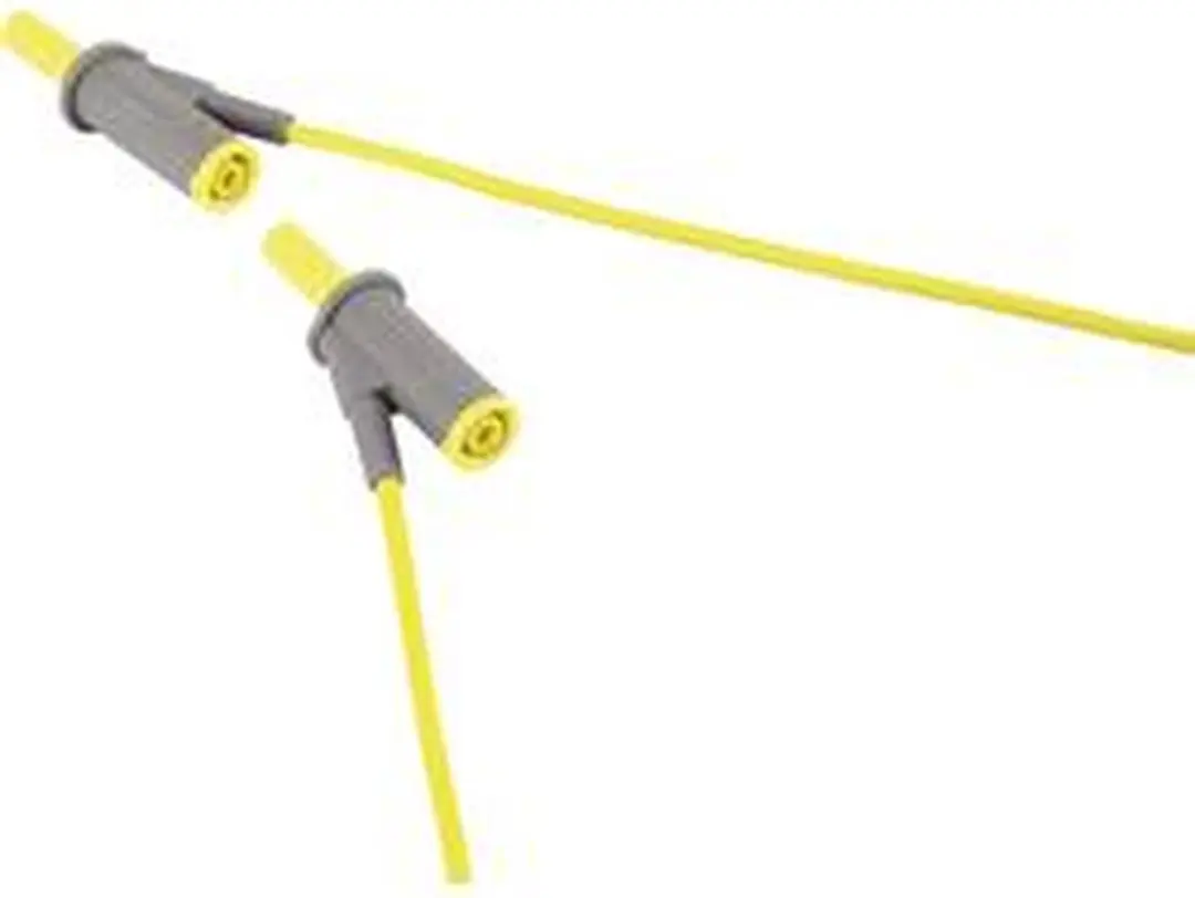 Voltcraft MSB-501 Veiligheidsmeetsnoer 5m - Geel - afbeelding 4 van 5