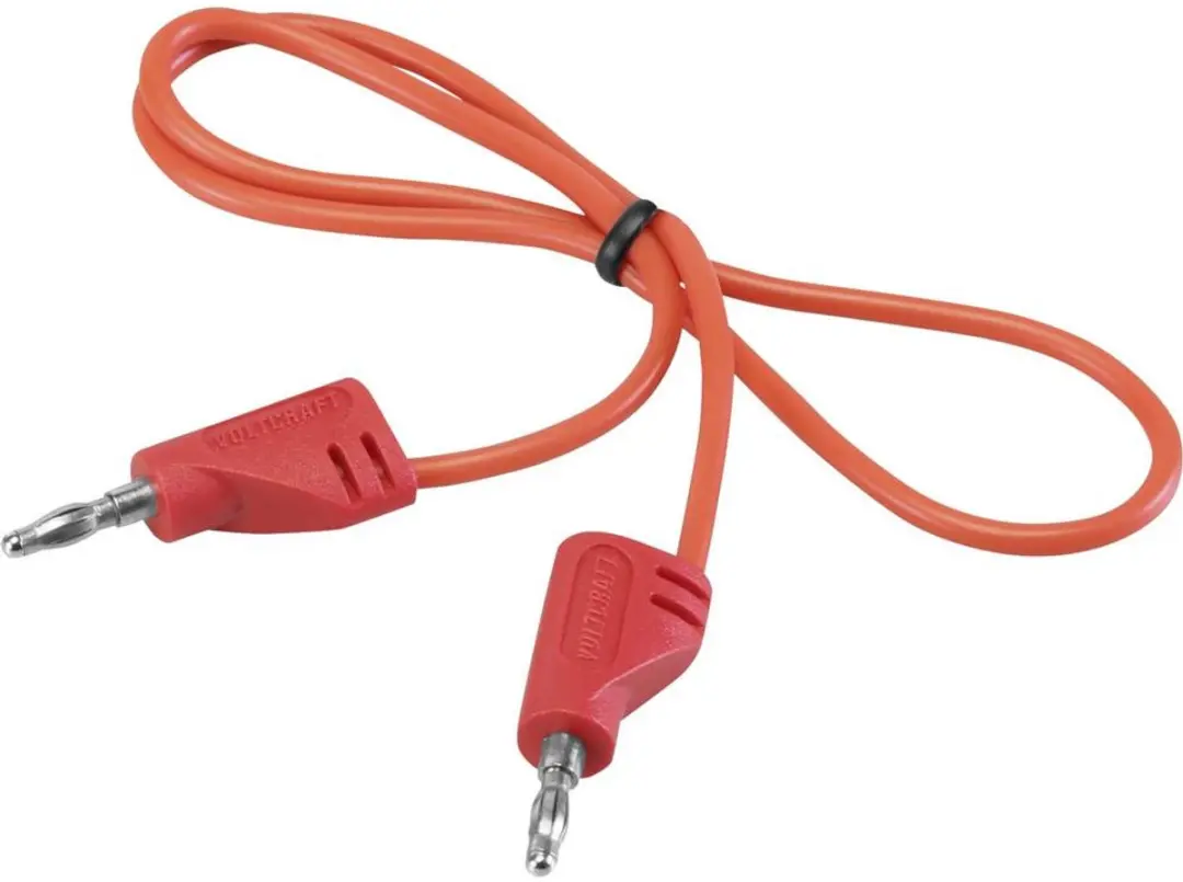 Voltcraft MSB-200 Meetsnoer Banaanstekker 2mm - 30cm - Rood - afbeelding 2 van 5
