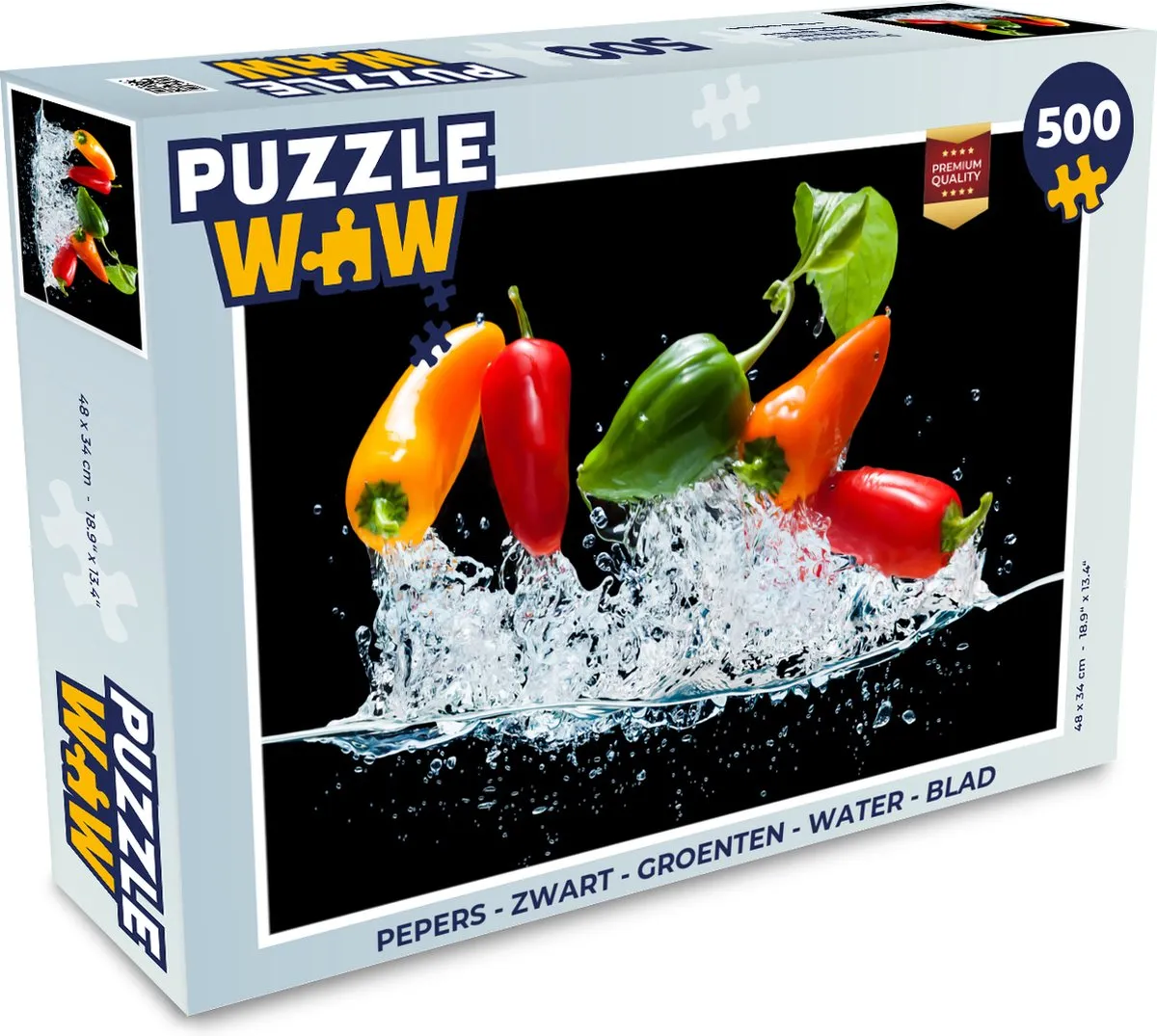 PuzzleWow Pepers Legpuzzel 500 Stuks