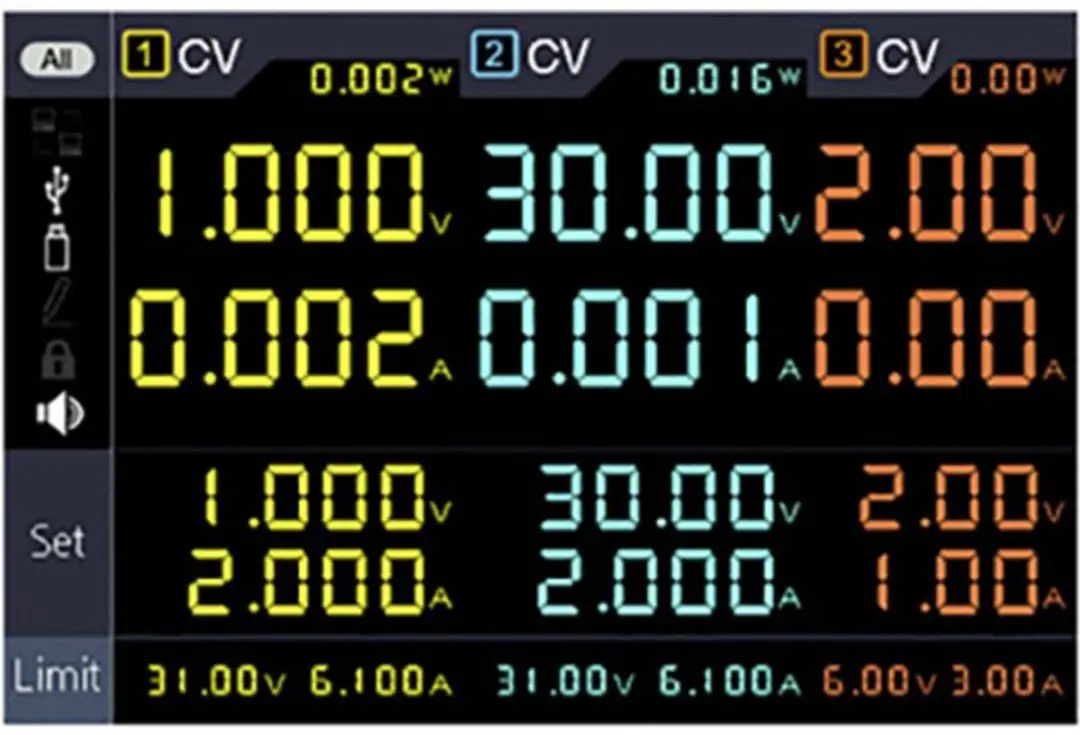 Voltcraft DLP-3603 Labvoeding - 378W - RS232/USB/LAN - afbeelding 4 van 6