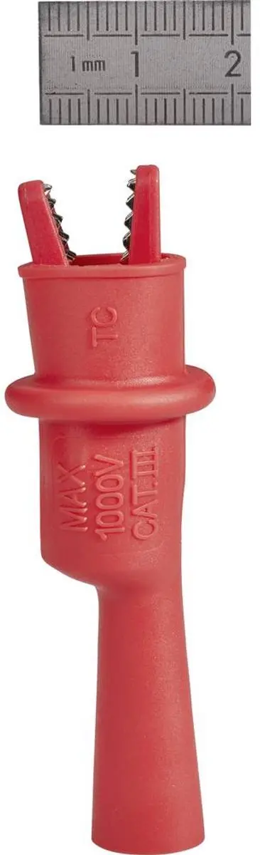 Voltcraft MS-2 Veiligheidsmeetsnoerenset 4 mm - Zwart/Rood - afbeelding 3 van 3