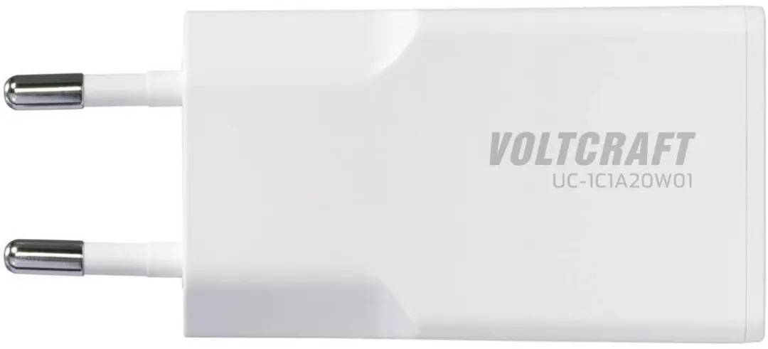Voltcraft UC-1C1A20W01 USB-oplader 20W - Wit - afbeelding 2 van 4