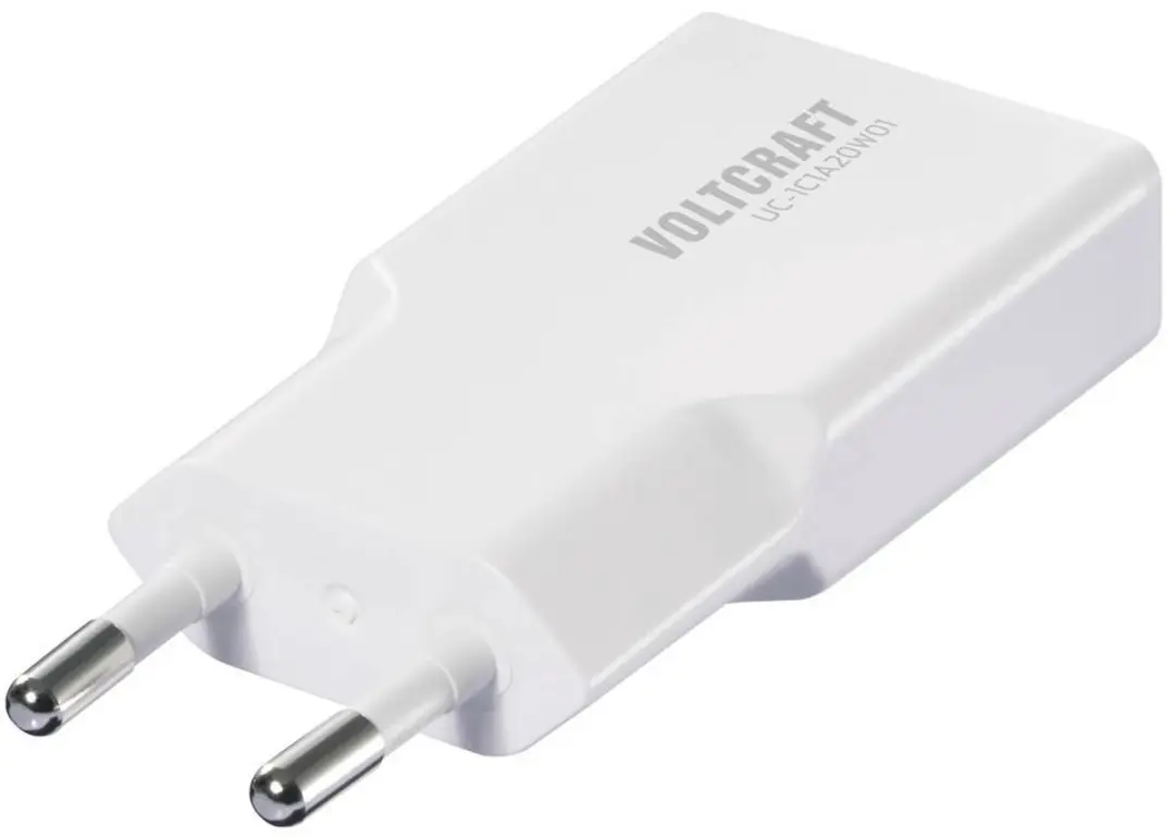 Voltcraft UC-1C1A20W01 USB-oplader 20W - Wit - afbeelding 4 van 4