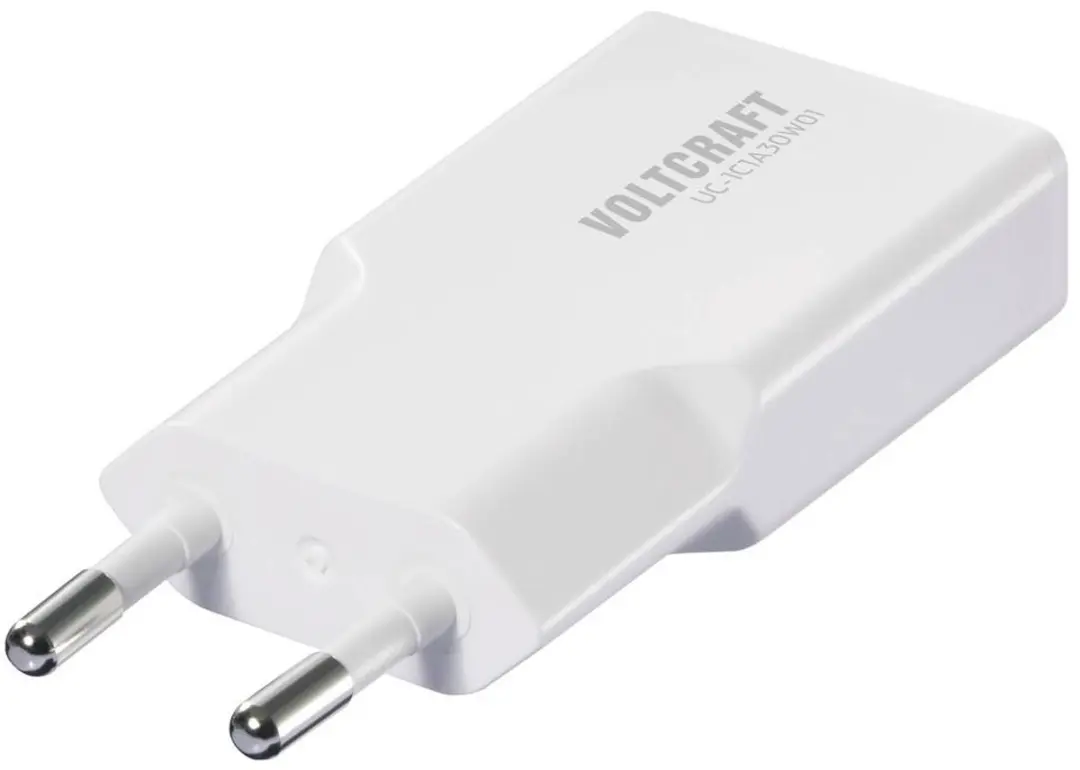 Voltcraft UC-1C1A30W01 USB-oplader 30 W - Wit - afbeelding 3 van 4