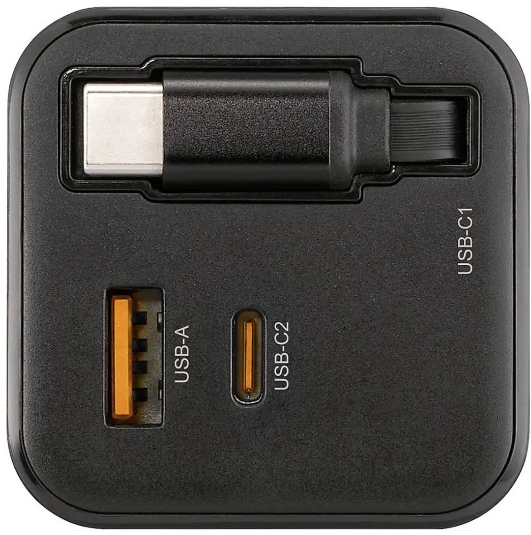 Voltcraft UC-45W002 USB-oplader 45W - Zwart - afbeelding 3 van 4