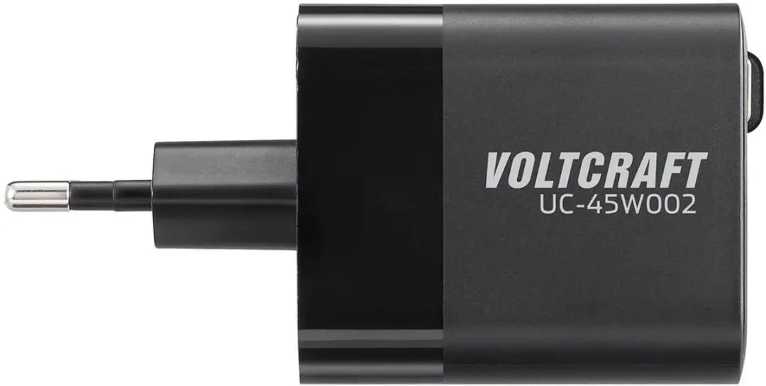 Voltcraft UC-45W002 USB-oplader 45W - Zwart - afbeelding 2 van 4