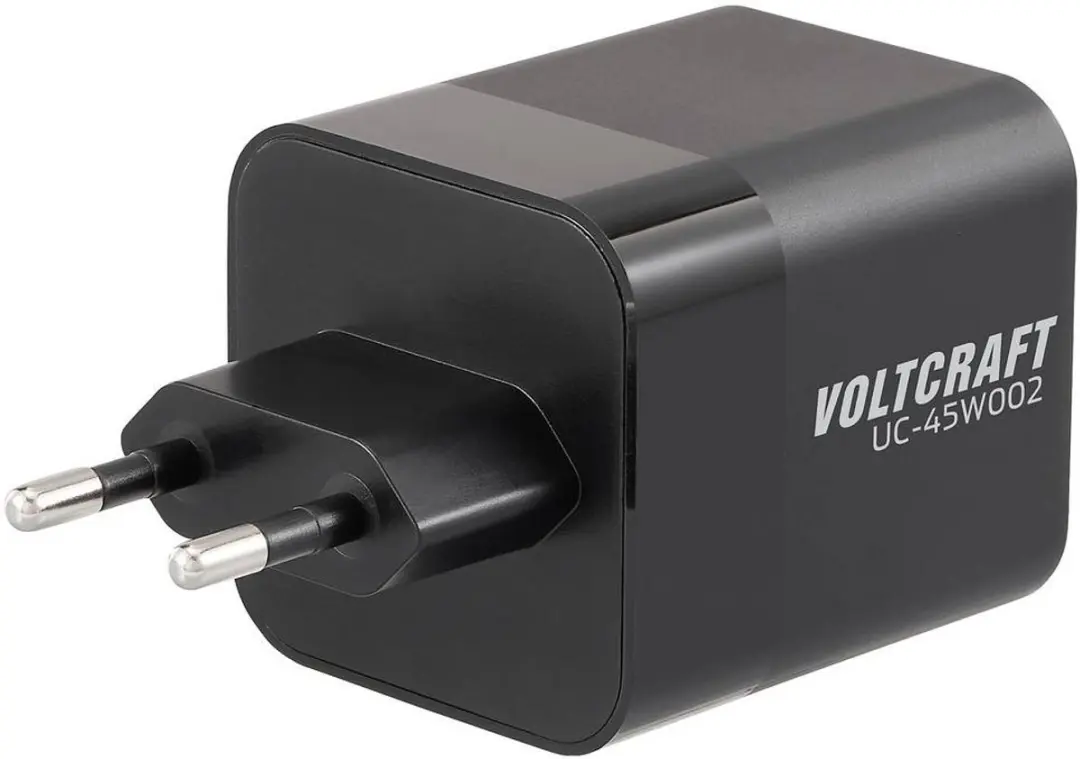 Voltcraft UC-45W002 USB-oplader 45W - Zwart - afbeelding 4 van 4