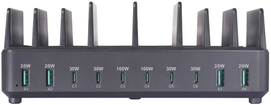 Voltcraft UC-240W01 USB-laadstation 240W - Zwart - afbeelding 2 van 6