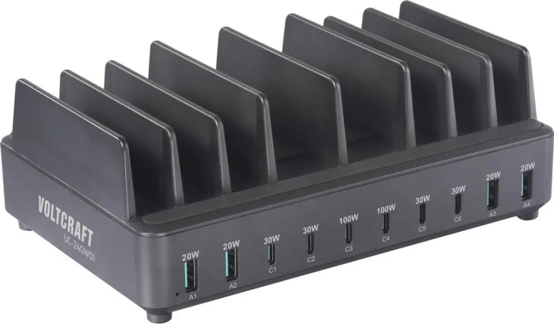 Voltcraft UC-240W01 USB-laadstation 240W