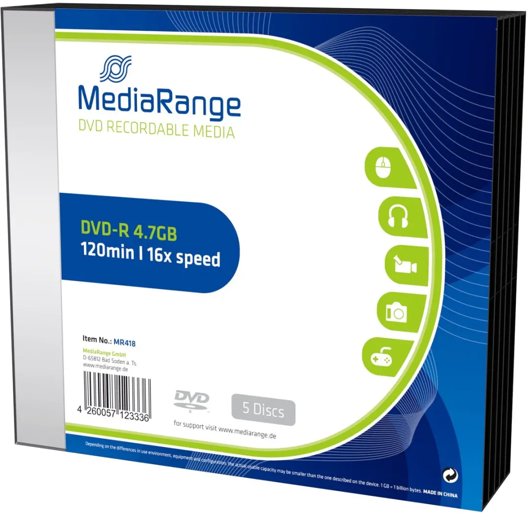 MediaRange MR418 DVD-R 4.7GB
