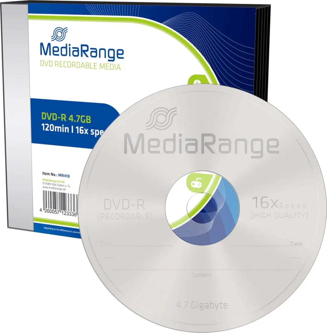 MediaRange MR418 DVD-R 4.7GB - 5x - afbeelding 3 van 4