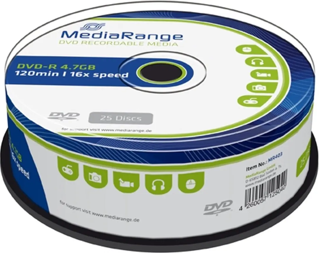 MediaRange DVD-R 4.7GB 16x