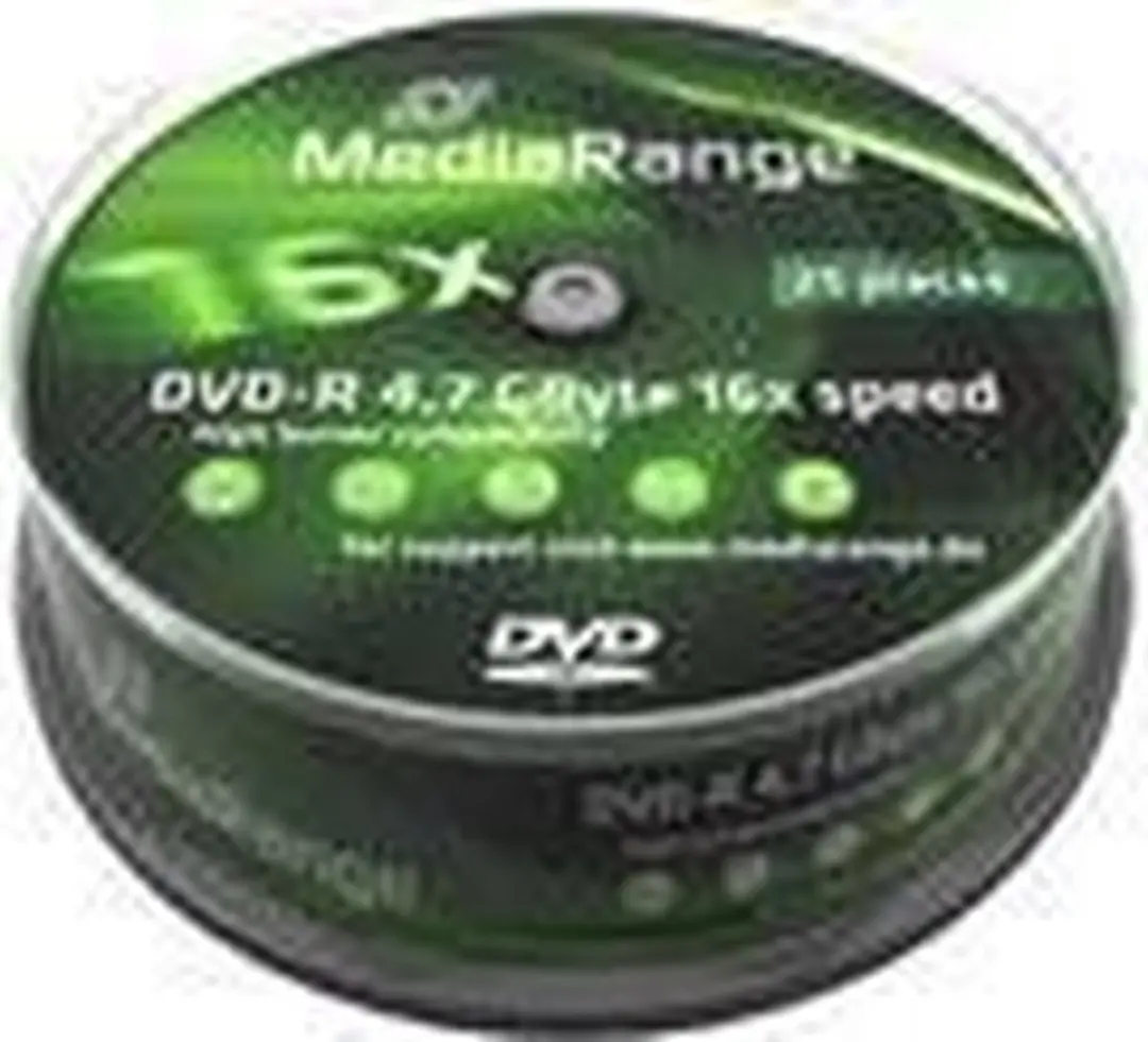 MediaRange DVD-R 4.7GB 16x - 25 stuks - afbeelding 4 van 4