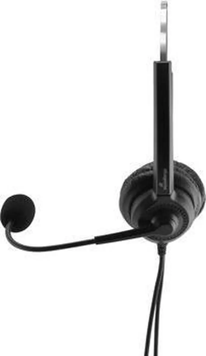 MediaRange MROS304 Kantoorheadset - Zwart - afbeelding 2 van 3