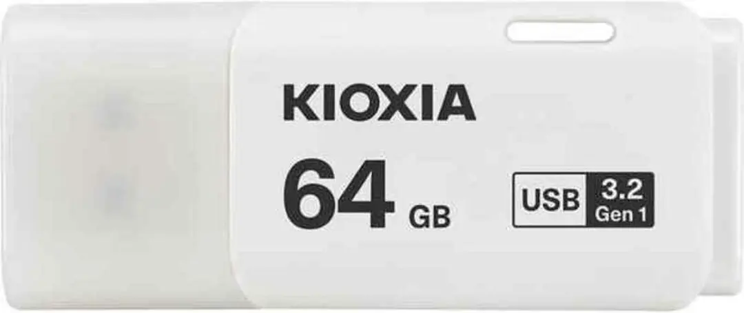 Kioxia TransMemory U301 LU301W128GG4 USB-stick - Wit - afbeelding 6 van 6