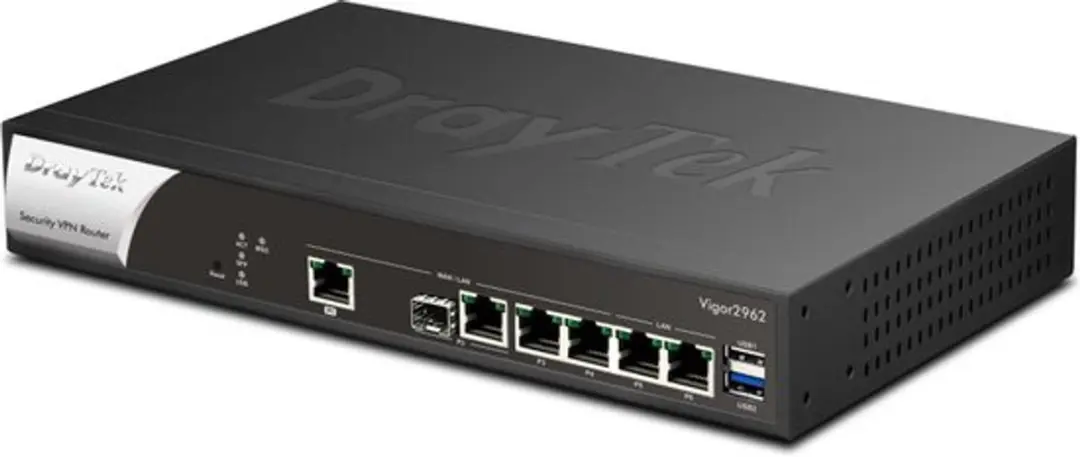 Draytek Vigor V2962-DE-AT-CH Router - Zwart - afbeelding 3 van 5