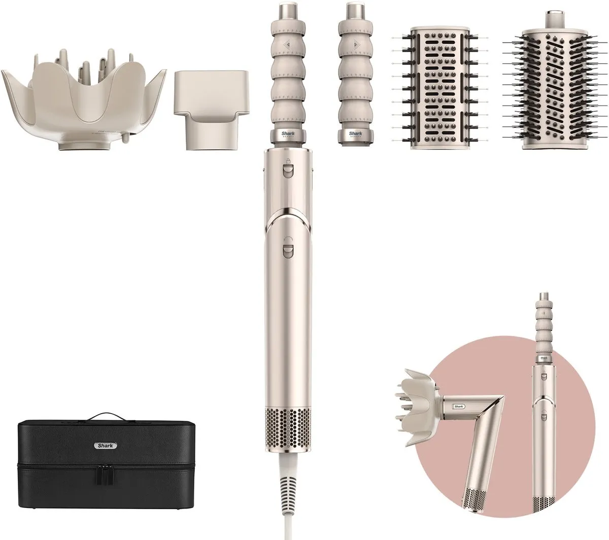 Shark FlexStyle HD446SLEU 5-in-1 Multistyler - Stone