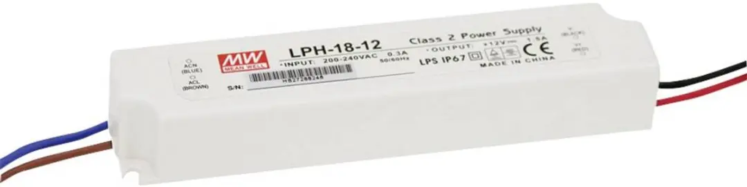 Mean Well LPH-18-12 LED-driver - 18W - 12V - afbeelding 2 van 5