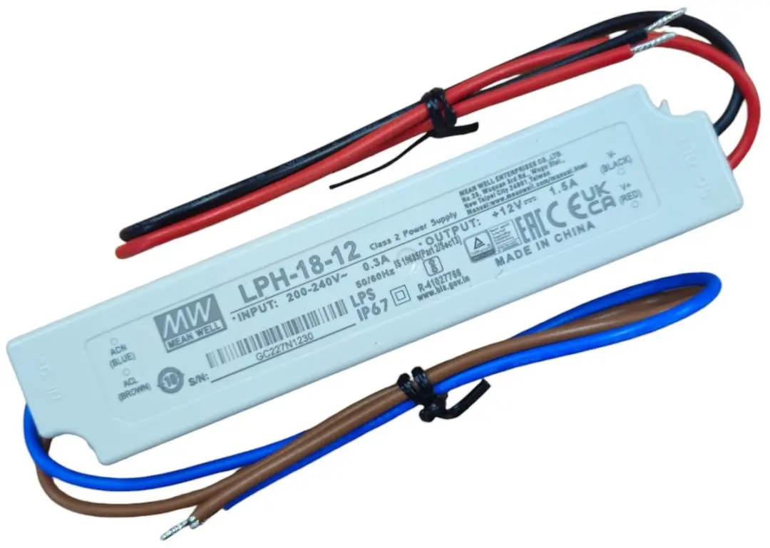 Mean Well LPH-18-12 LED-driver - 18W - 12V - afbeelding 4 van 5