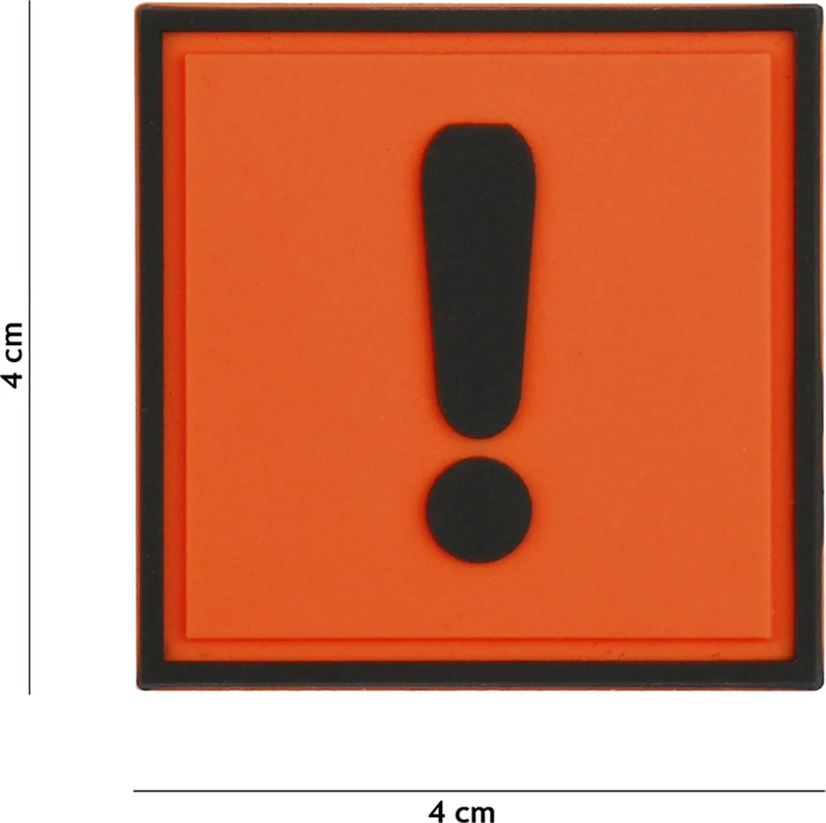 101 Inc Embleem 3D PVC Caution
