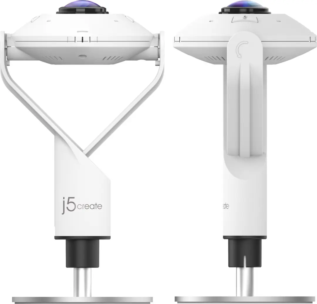 j5create JVCU360 360° Webcam - Wit/Zwart - afbeelding 3 van 6