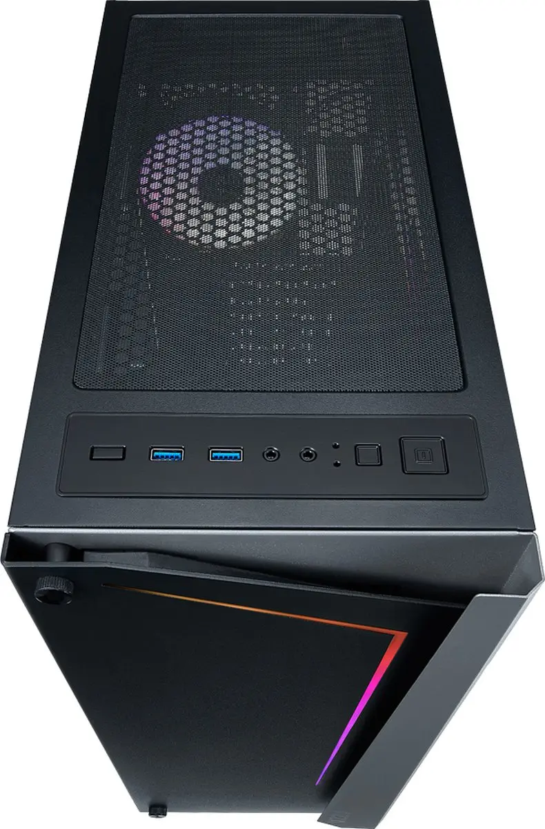 Azza APOLLO 430B DF2 Midi Tower PC-behuizing - Zwart - afbeelding 6 van 6