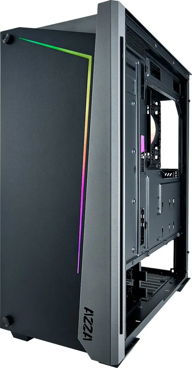 Azza APOLLO 430B DF2 Midi Tower PC-behuizing - Zwart - afbeelding 4 van 6