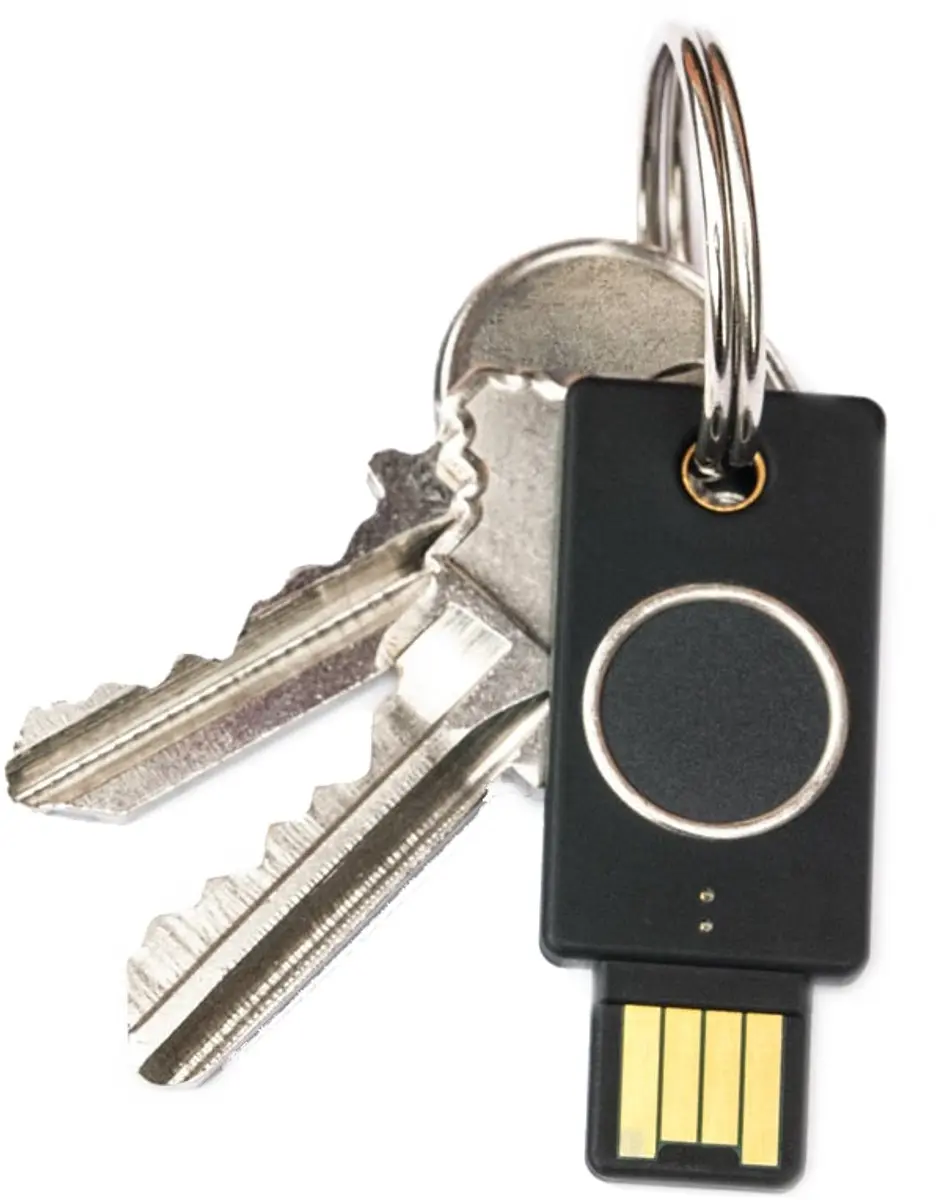 Yubico YubiKey Bio FIDO Edition USB-stick - Zwart/goud - afbeelding 4 van 6