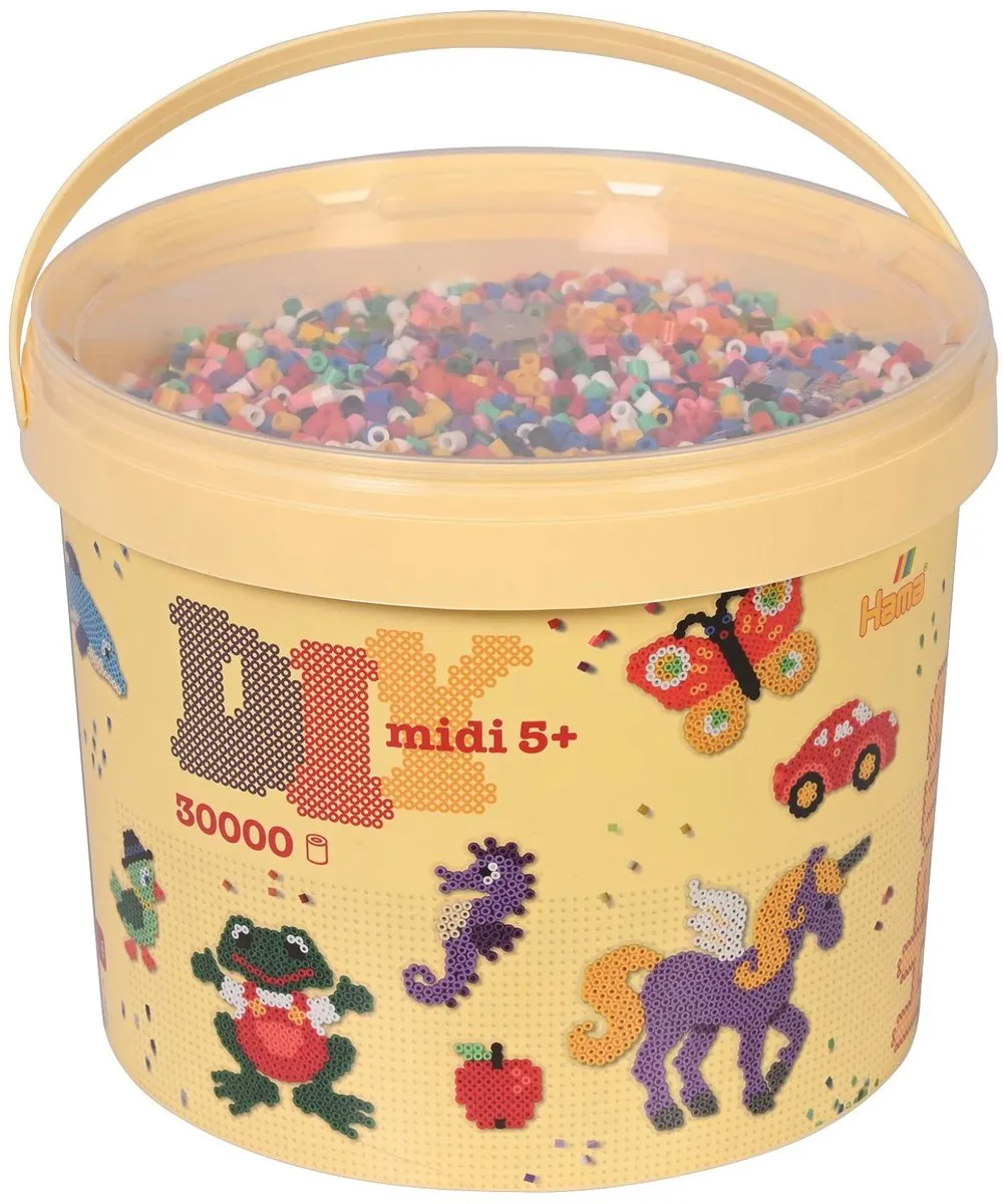 Hama Strijkkralen Midi Emmer 30.000 Stuks