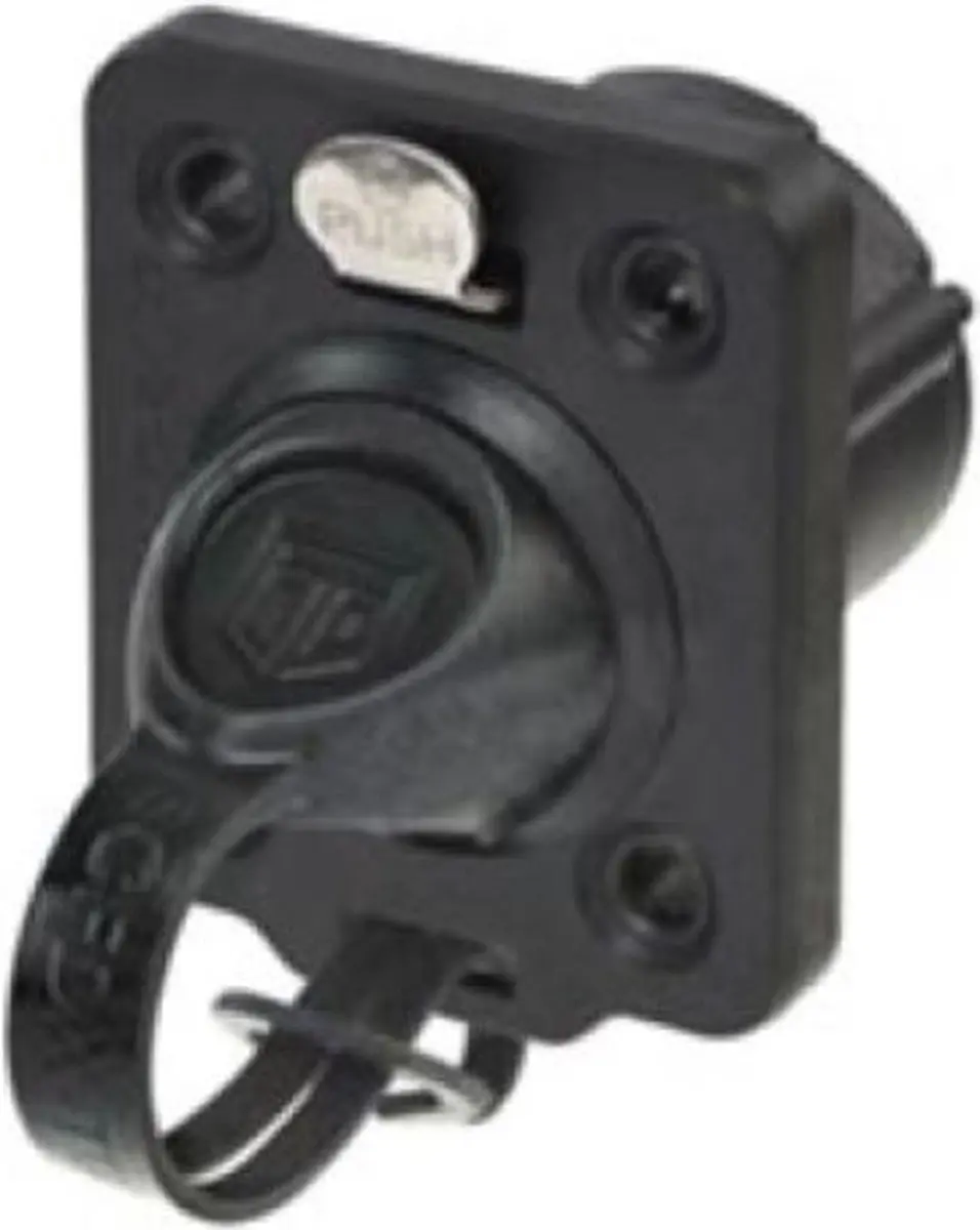 Neutrik SCFDX-TOP Afsluitdop voor XLR Female Chassis - Zwart - afbeelding 2 van 2