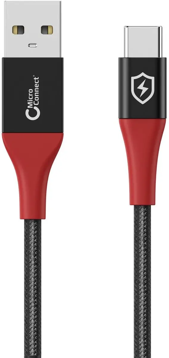 MicroConnect Safe Charge MC-AUSBC-SC USB-kabel 1.5m - Zwart - afbeelding 4 van 4