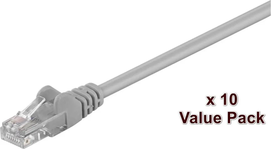Microconnect V-UTP5005VP Netwerkkabel Cat5E 0,5m 10-pack