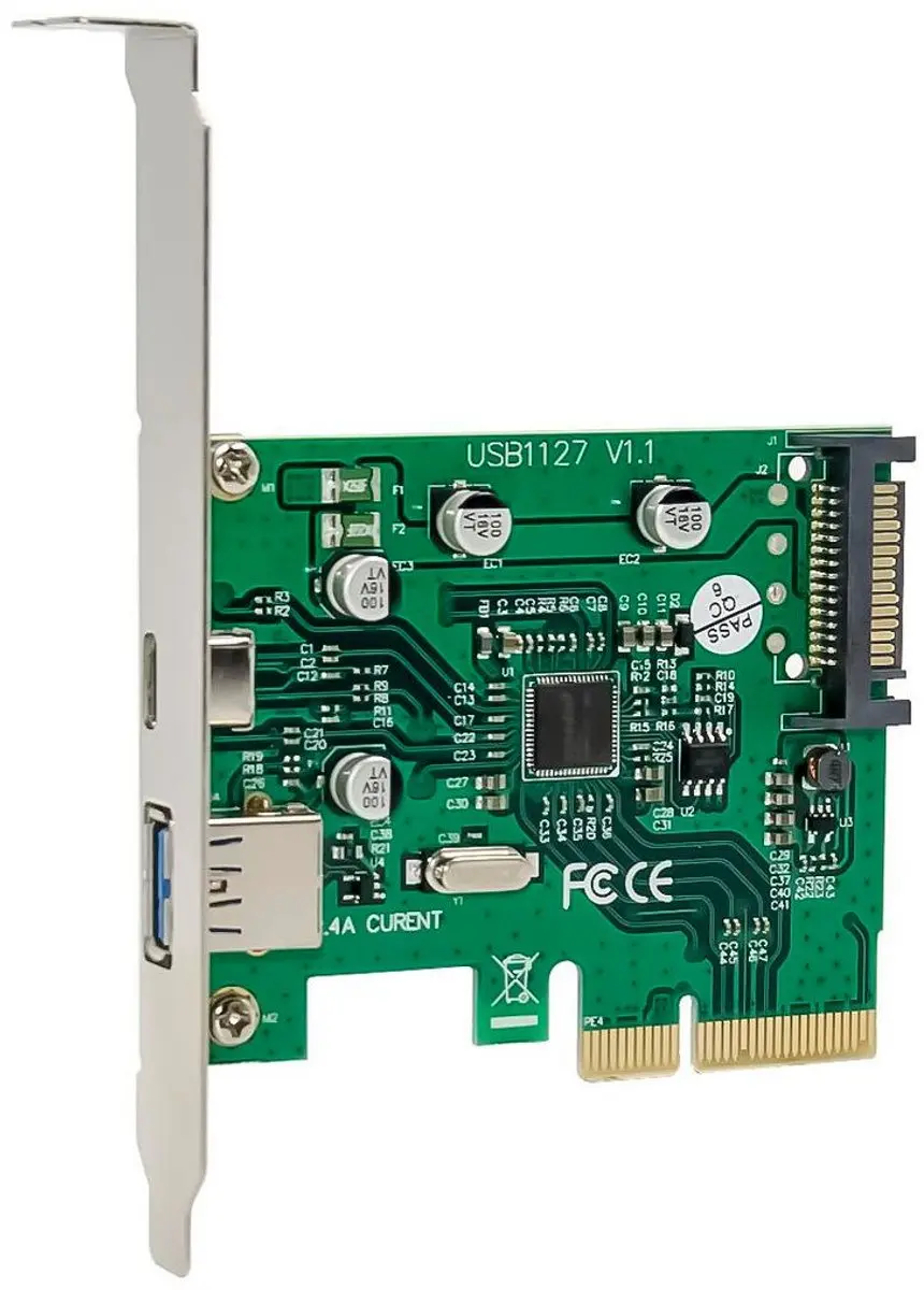 Microconnect MC-PCIE-ASM1142-CA Interfacekaart USB 3.1 - afbeelding 4 van 6