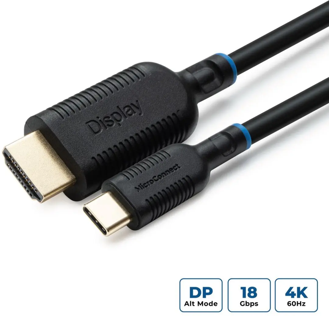 Microconnect MC-USBCHDMI5 USB-C naar HDMI kabel 5m