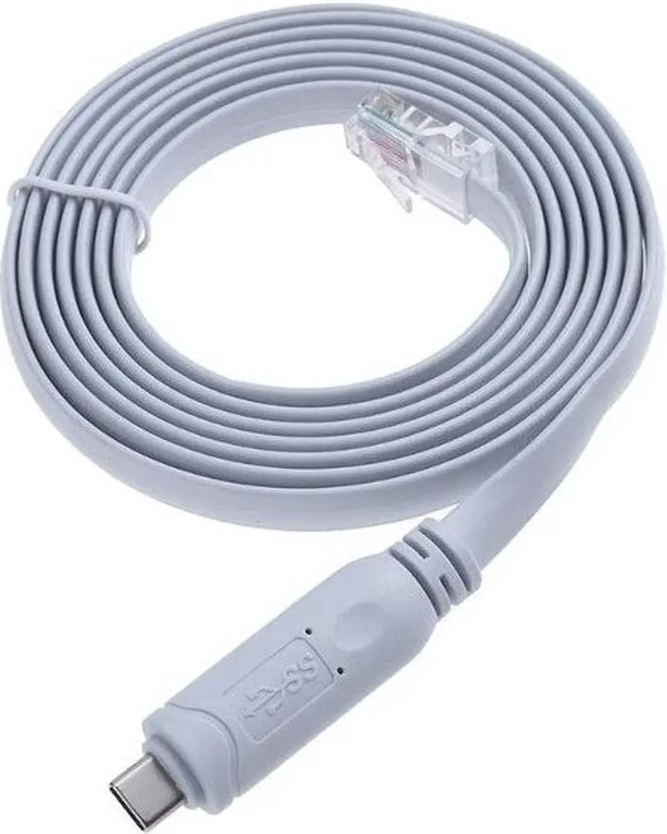 Microconnect MC-USBCETHM USB-kabel 1,8 m USB A RJ-45 Zwart