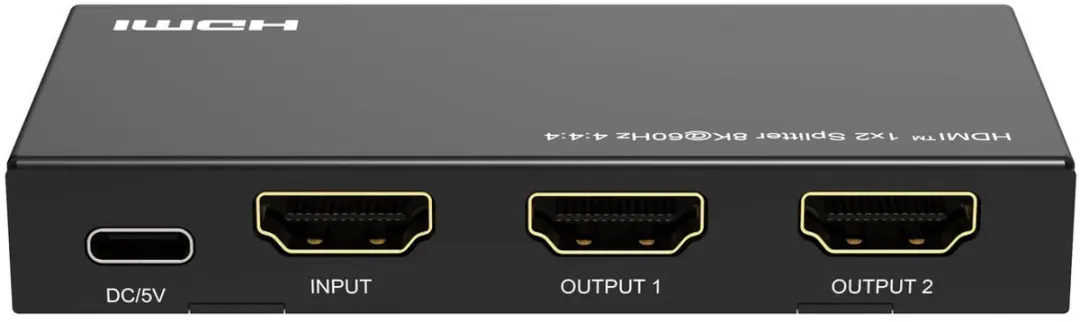 Microconnect MC-HDMISPLITTER0102-8K HDMI Splitter 1x2 - Zwart - afbeelding 6 van 6